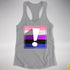 Genderfluid Pride Flag Exclamation Point Racerback Tank